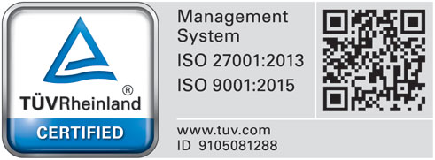 Azienda Certificata ISO 9001 e 27001